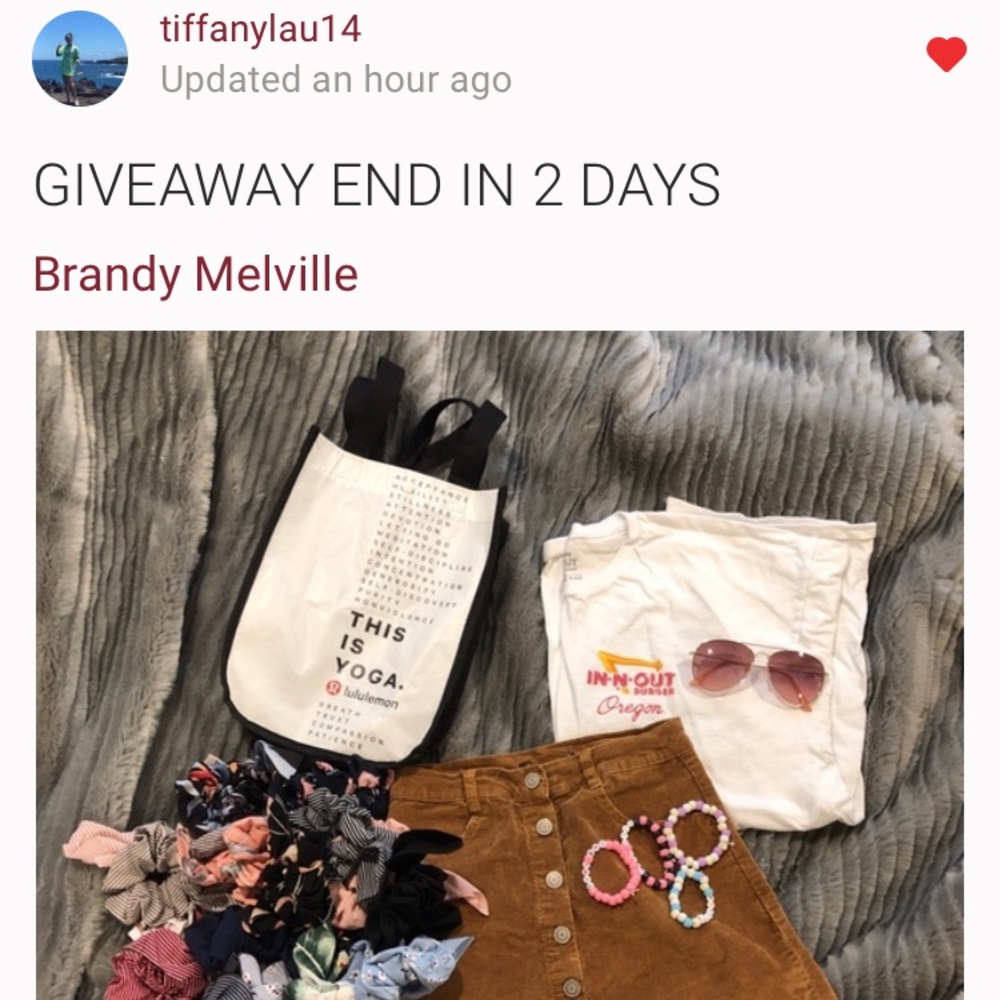 Resisting for a giveaway I want to win